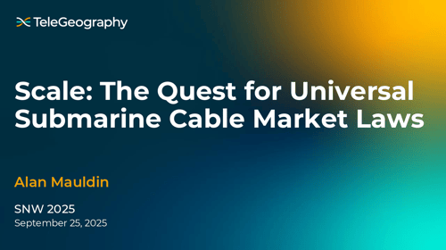 Submarine Networks World 2025 cover
