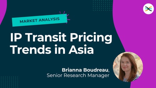 IP Transit Pricing Trends in Asia