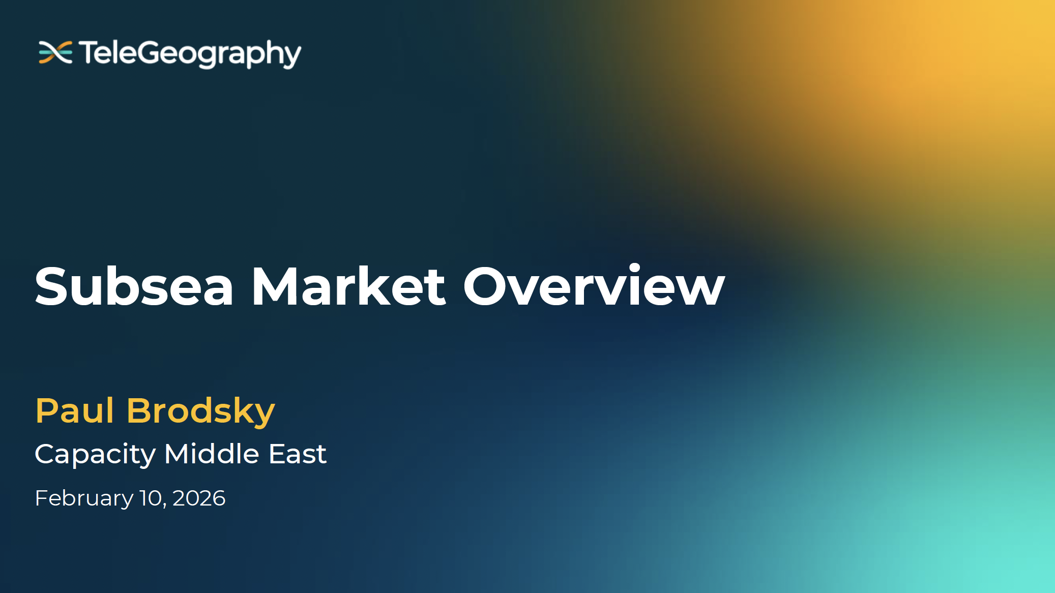 Event LP - Capacity Middle East